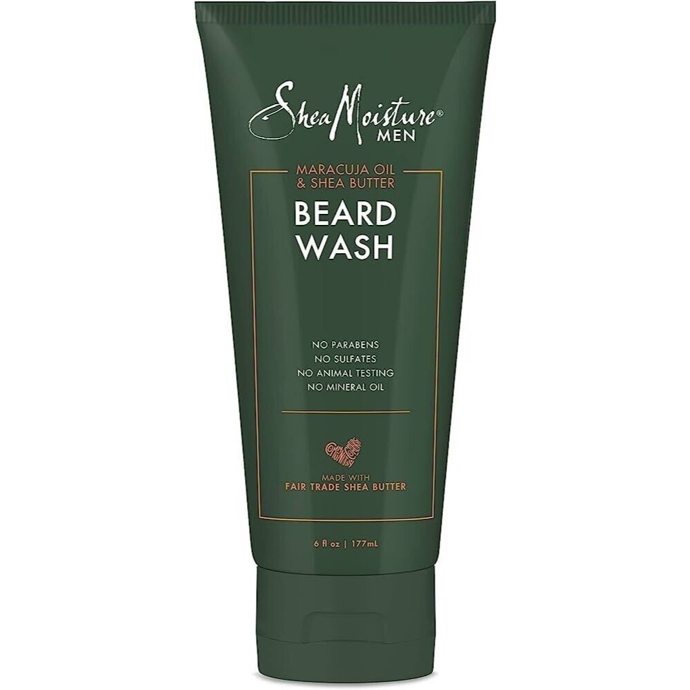x2 Shea Moisture Men Beard Wash w/ Shea Butter Deep Clean 6 oz ea